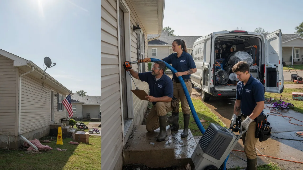 Ceiling Water Damage Restoration in Breckenridge, MI near me